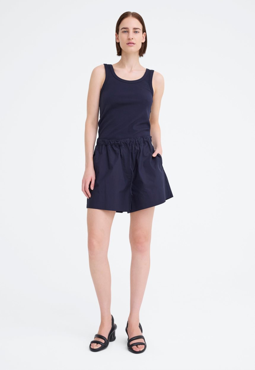 Jac + Jack Mira Cotton Short - Darkest Navy